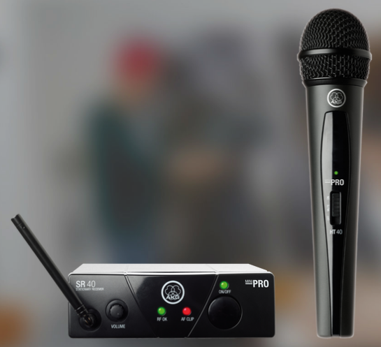 WMS40MINI VOCAL SET BD US25A PLUG & PLAY WIRELESS MICROPHONE SYSTEM, INCLUDING SR40 MINI SINGLE CHANNEL RECEIVER, 1X HT40 MINI